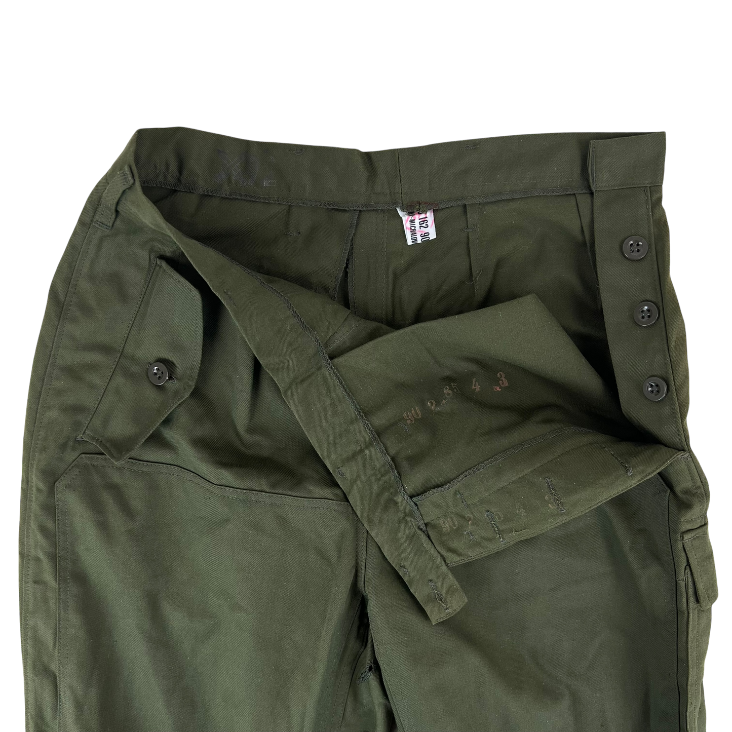 Czechoslovak Army M85 Women's Olive Green Trousers - W28 L30.5