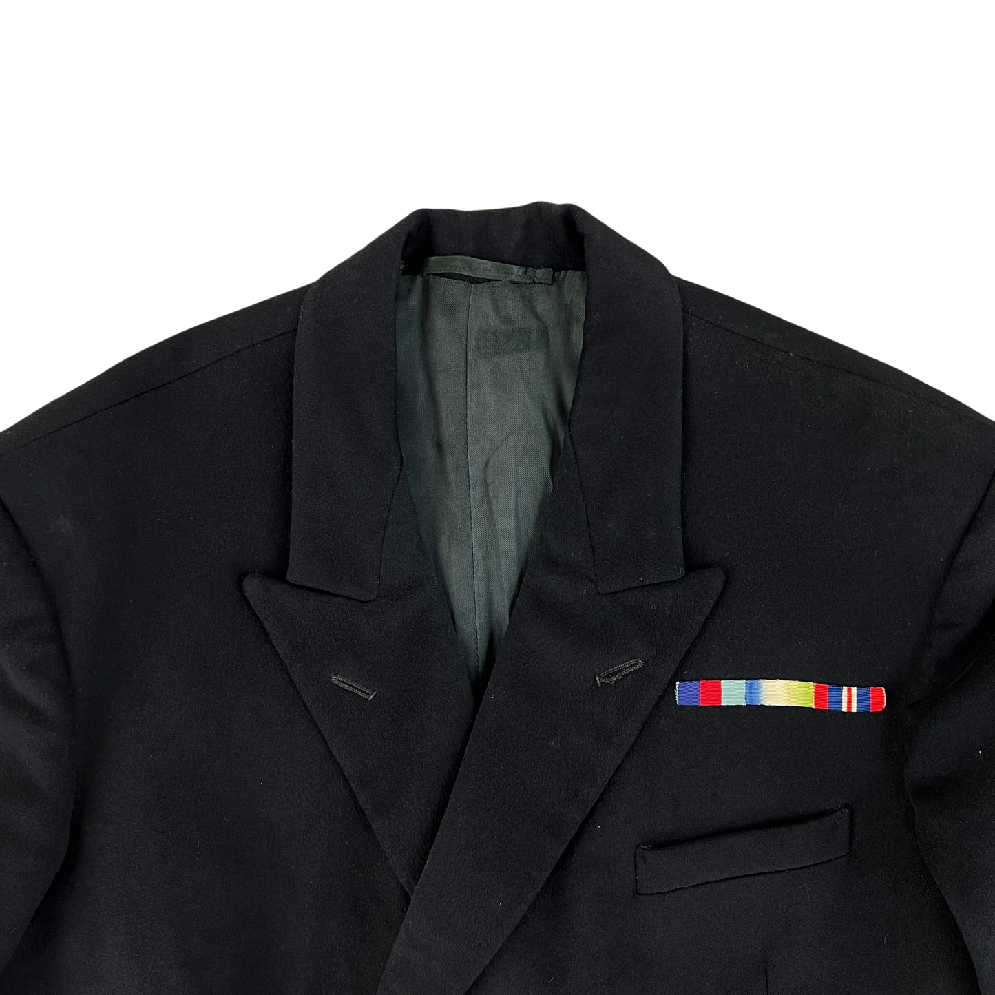 British Merchant Navy / RNR 40s Black Dress Blazer Jacket - Large