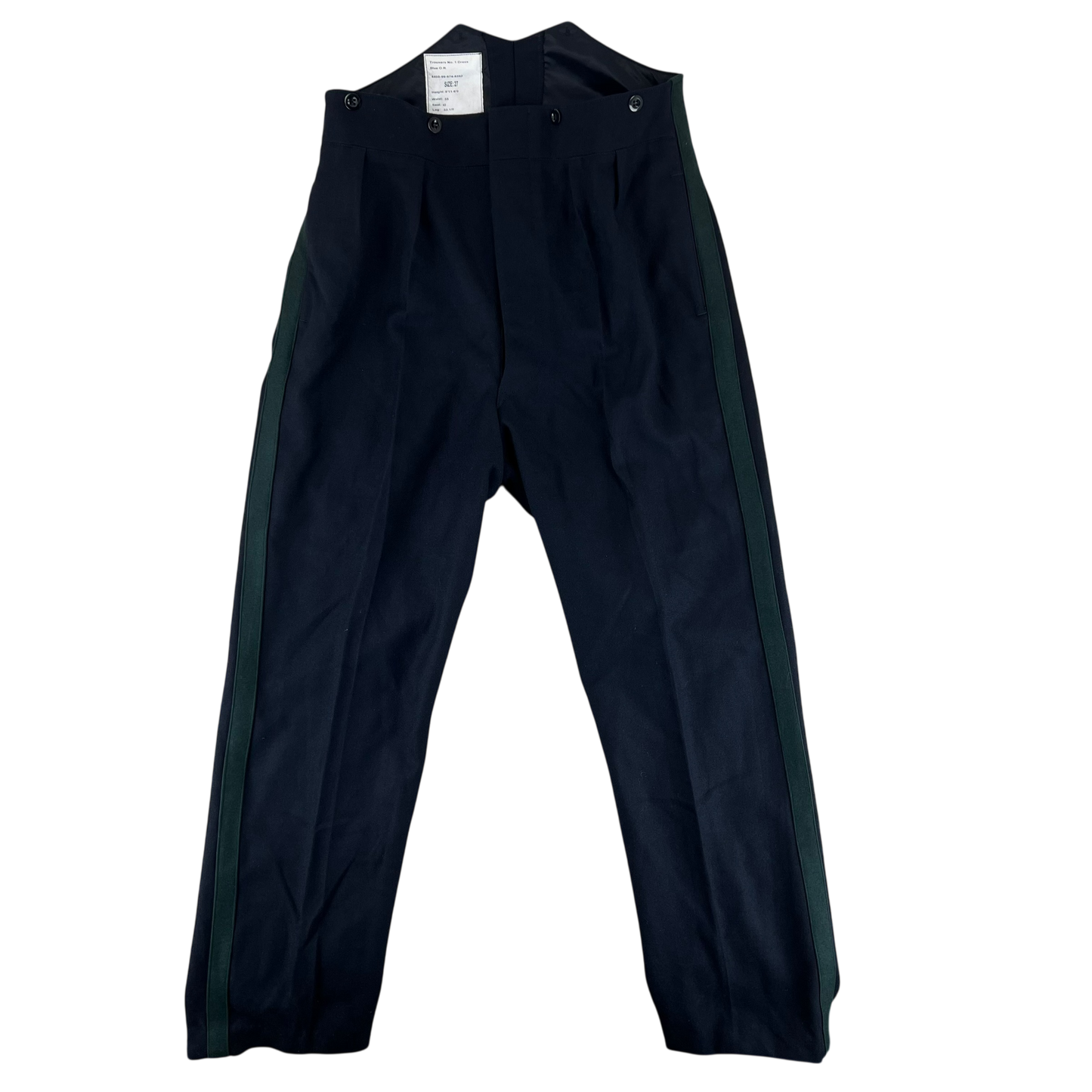 British Army No1 Blues Dress Trousers - Light Infantry / Rifles - W35 L33.5