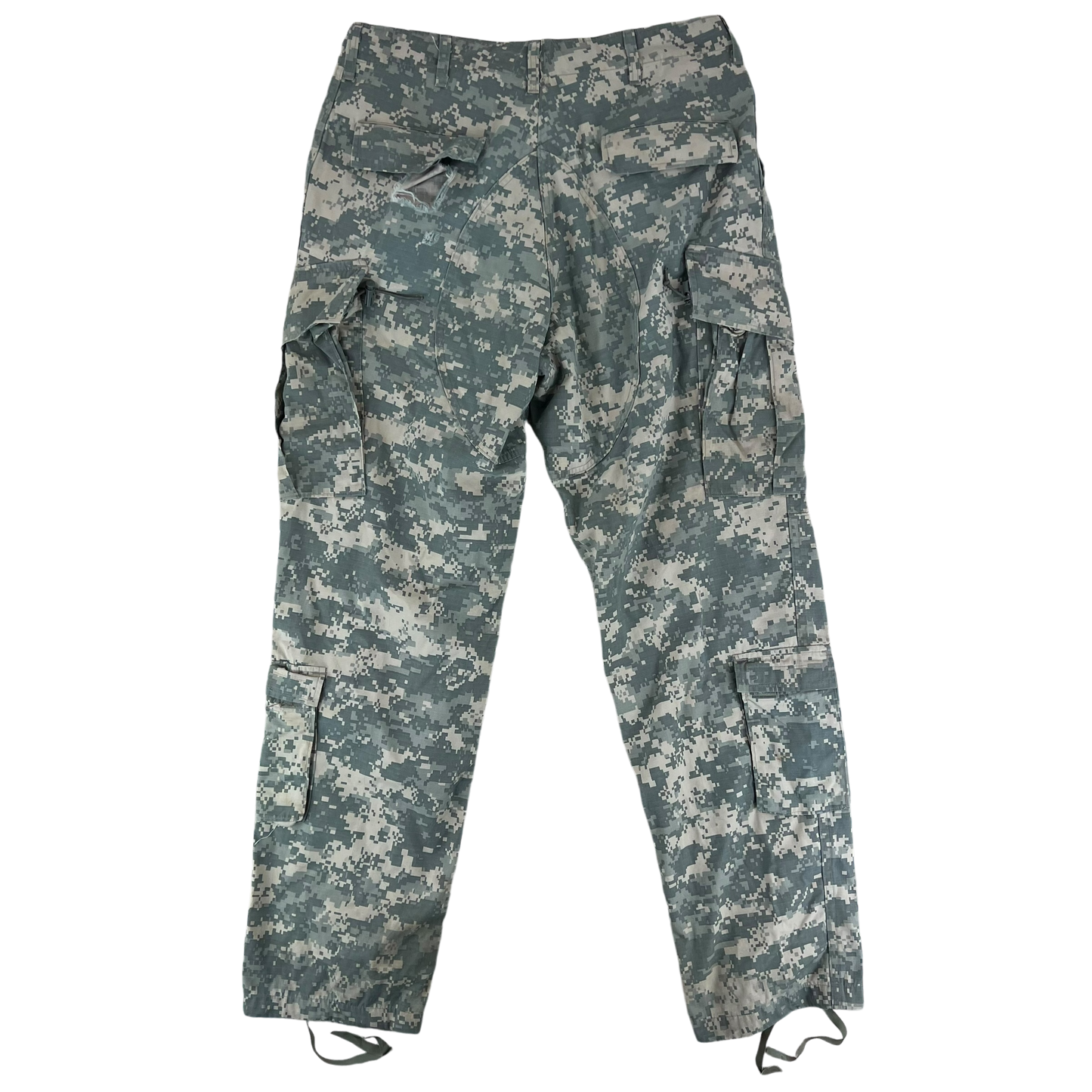 US Army UCP Pixel Camo ACU BDU Ripstop Combat Trousers - W36 L33