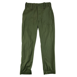 British Army Olive Green Fatigue Work Trousers - W31 L32