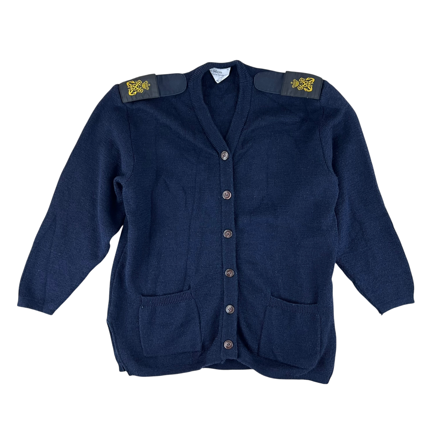 British Royal Navy Women's Blue Cardigan - Medium 96cm