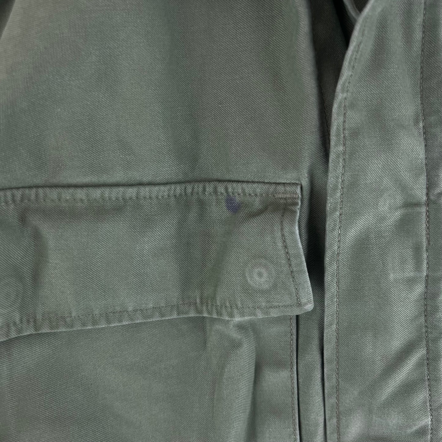 Dutch Army 90s Green Field Shirt Jacket - Medium