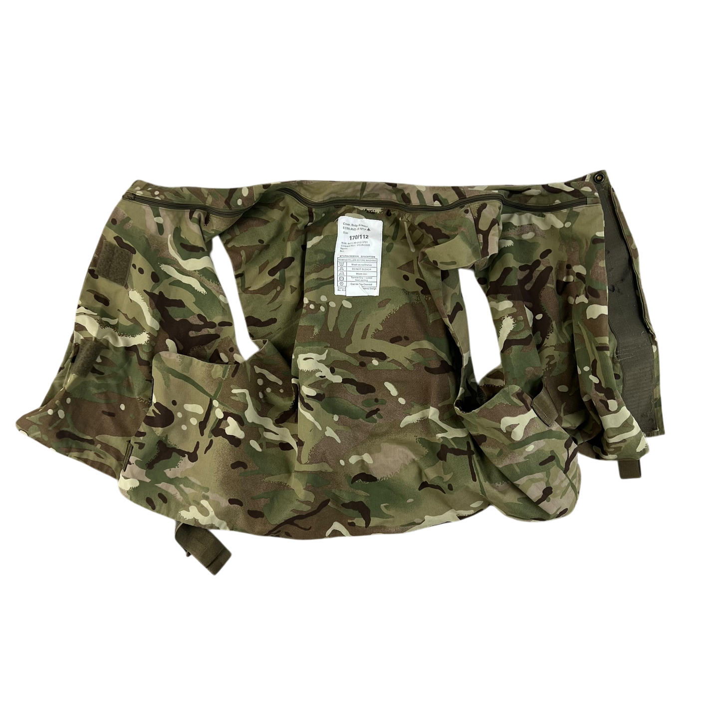 British Army MTP Camouflage Body Armour Cover Vest - Large 170/112