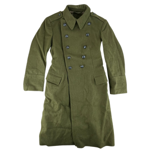 Romanian People's Army 80's Khaki Wool Greatcoat - Medium