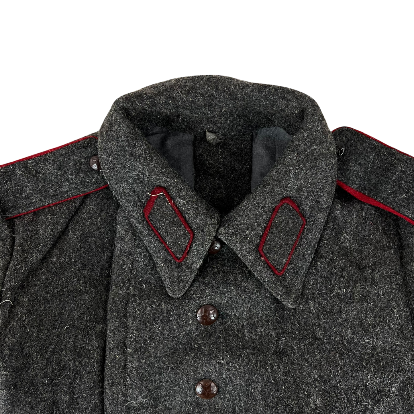 Bulgarian People's Army 50s Grey Wool Greatcoat - Medium