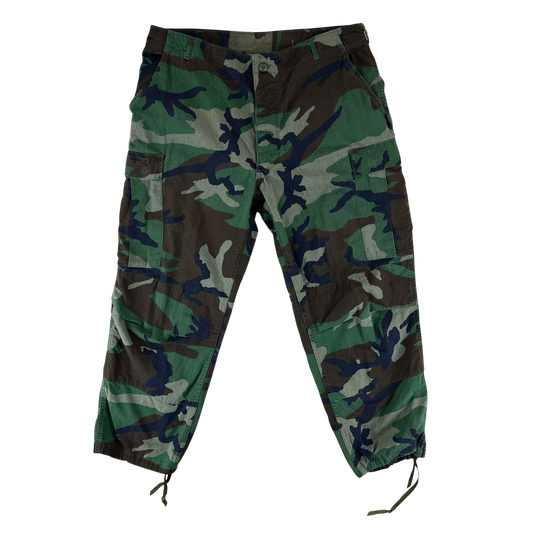 US Army M81 Woodland Camouflage Trousers - W38 L26.5