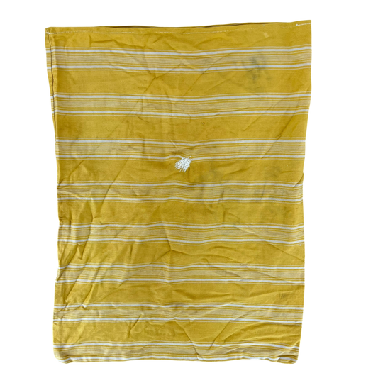 Finnish Army WW2 Pillow Case - Yellow Stripe Pattern