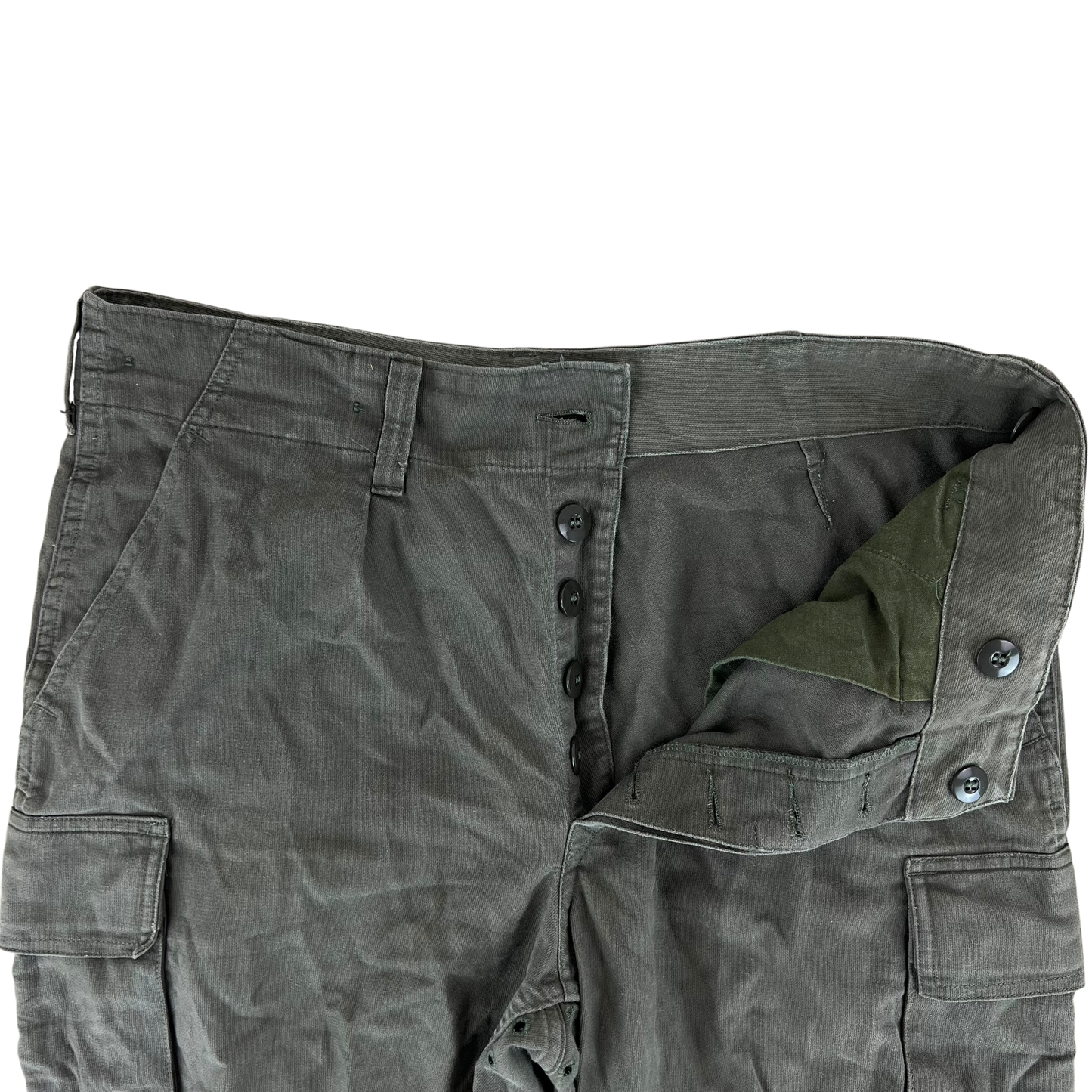 West German Army Vintage Cotton Cargo Shorts - W36