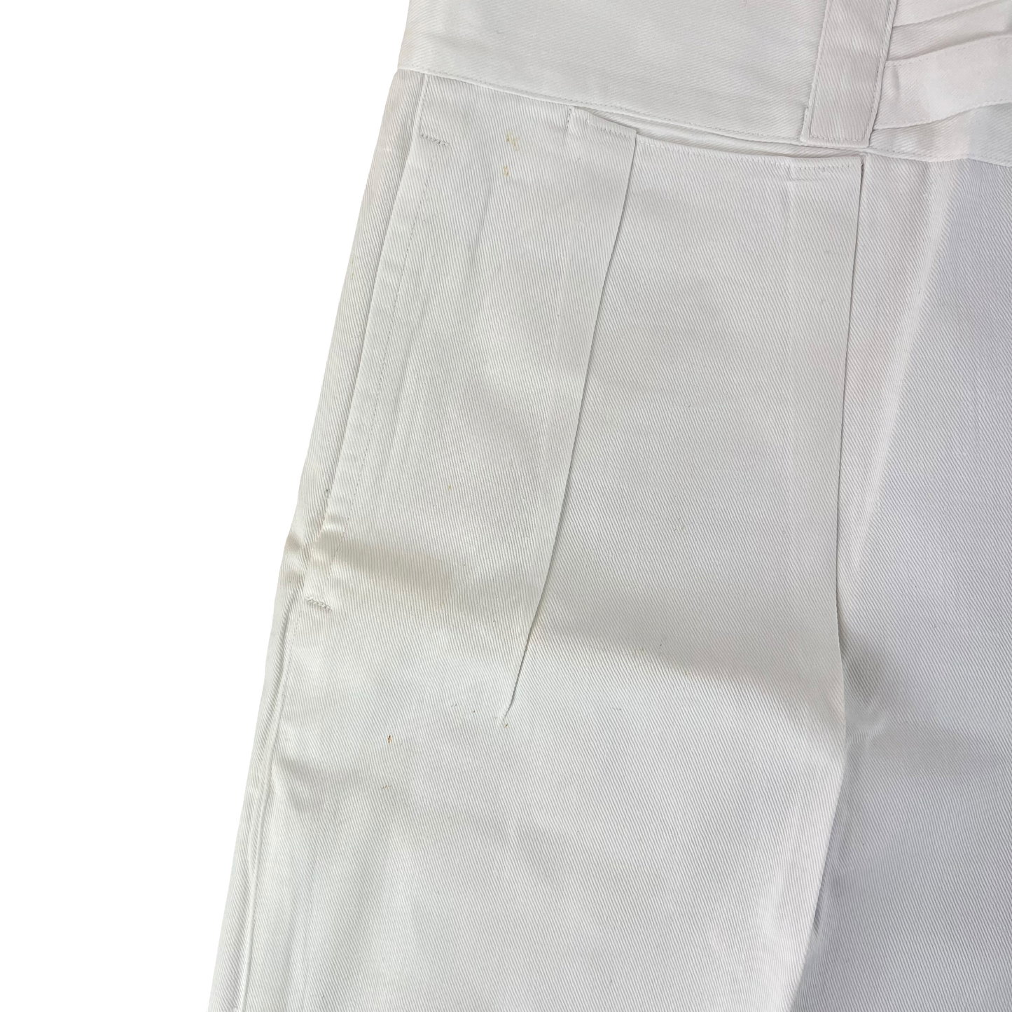 British Merchant Navy 50s Tropical White Shorts - W40