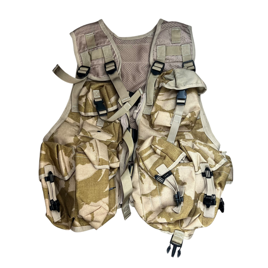 British Army Waistcoat Tactical Vest Desert DPM Camouflage GP OPS