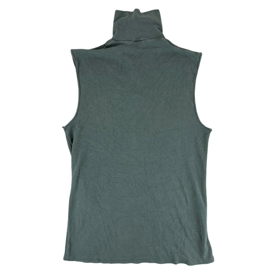 French Army Norgie Pullover Vest 80s Sage Grey - Medium