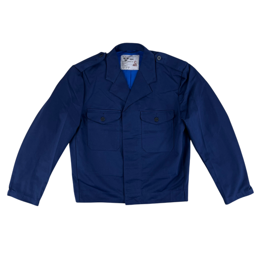Swedish Navy Blue Work Utility Jacket - Medium