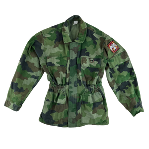 Serbian Army M93 Oak Leaf Camouflage Field Jacket - Medium