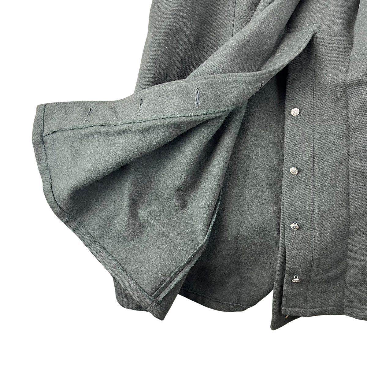 Austrian Army 80s Grey Wool Greatcoat - Medium