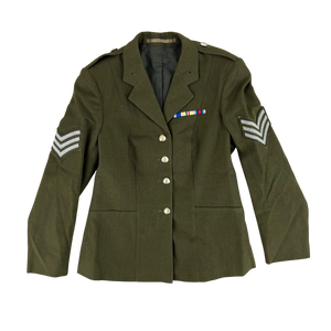 British Army Women's No. 2 Khaki Dress Jacket - Adjutant Generals Corps - Small 162/88