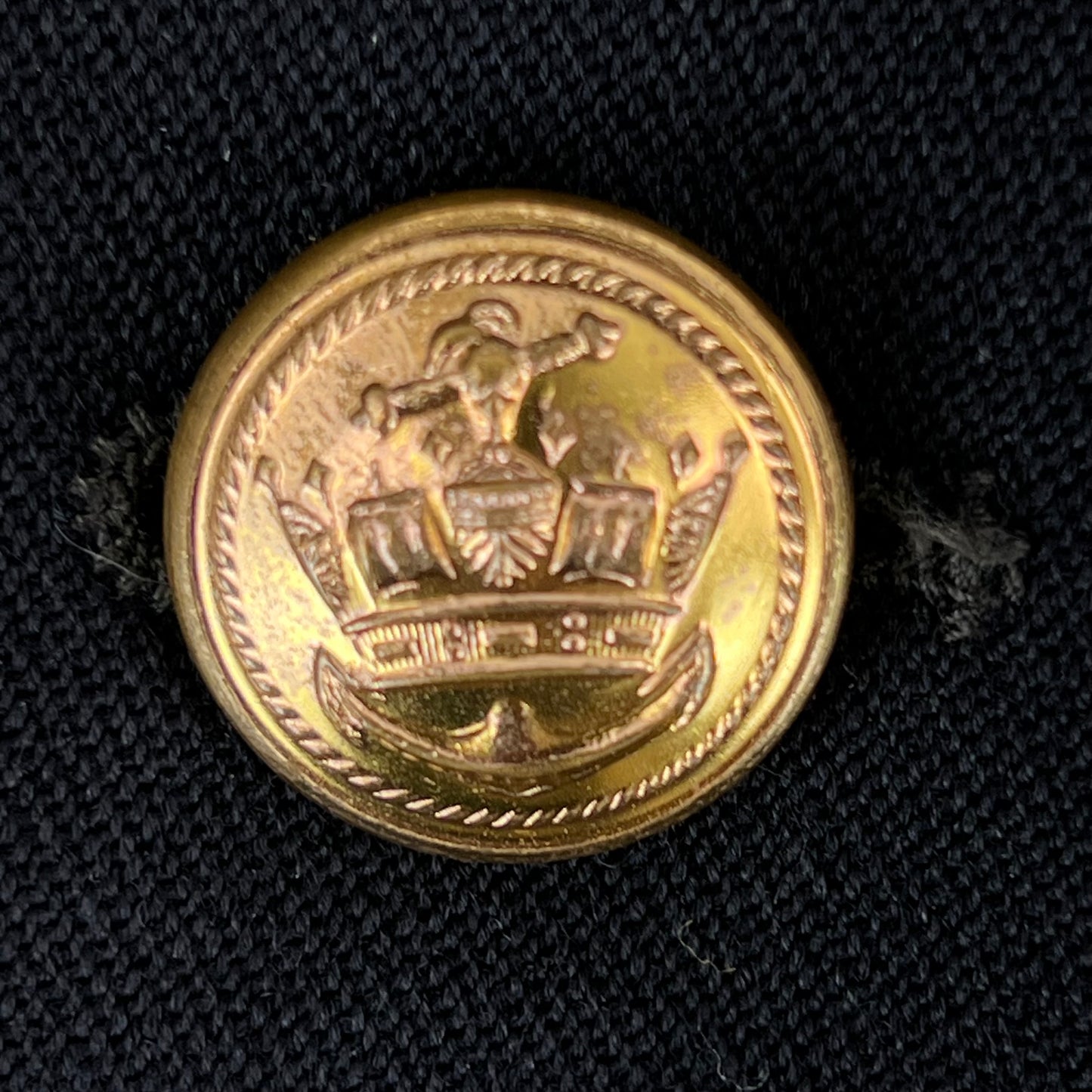 British Merchant Navy Black Dress Blazer Jacket - Medium