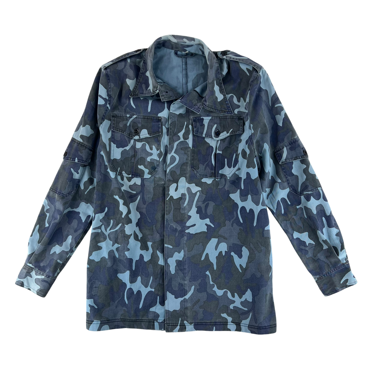 Romanian Army / Police M1990 Blue Leaf Camouflage Jacket - Large