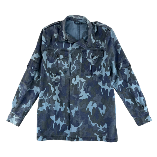 Romanian Army / Police M1990 Blue Leaf Camouflage Jacket - Large