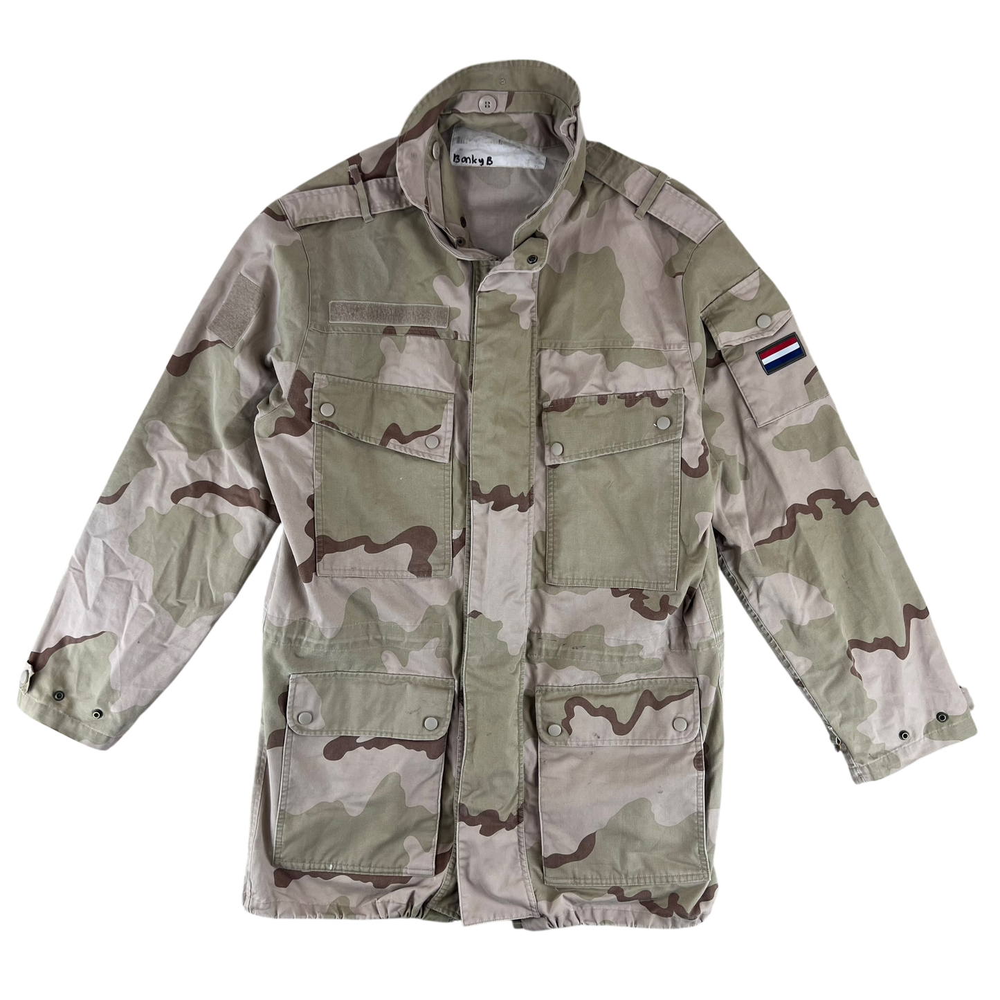 Dutch Army M93 Desert Camouflage Combat Jacket - Large