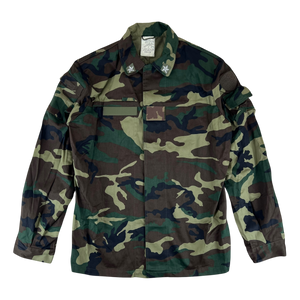 Italian Army Roma 90 Woodland Camouflage Combat Jacket - XX Large