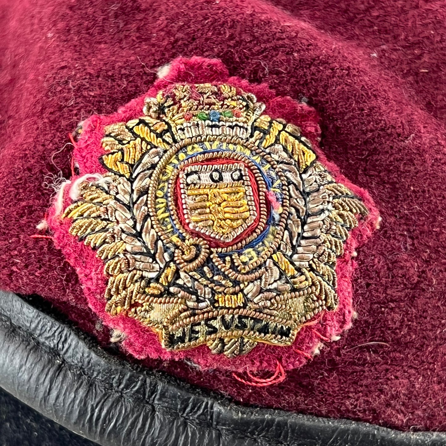 British Army Beret w/ Patch - Royal Logistics Corps - Small / Medium
