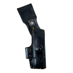 West German Police AKAH Black Leather Holster