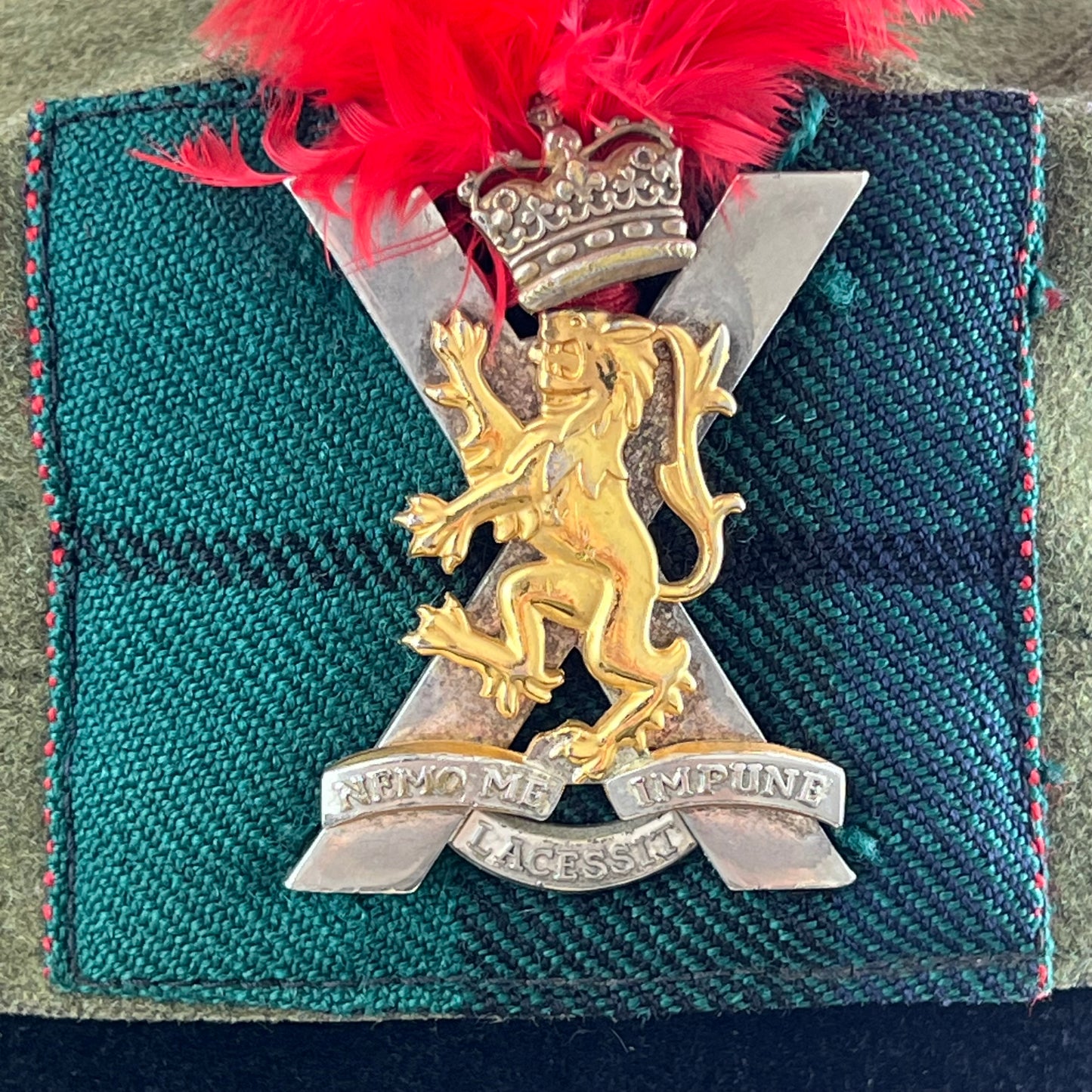 British Army Royal Regiment of Scotland Tam o Shanter w/ Plume - Medium