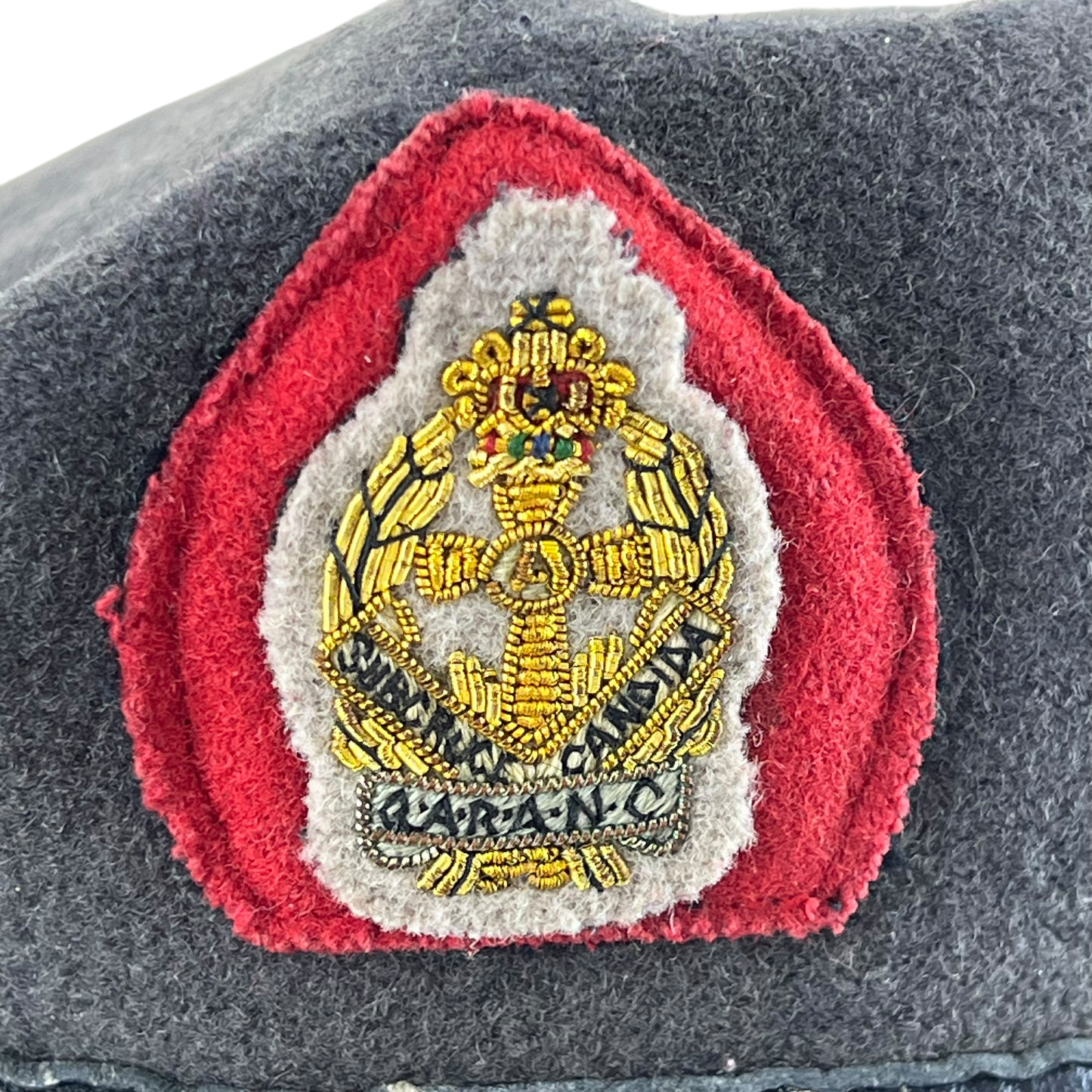 British Army Beret w Sewn Badge - QARANC - Medium