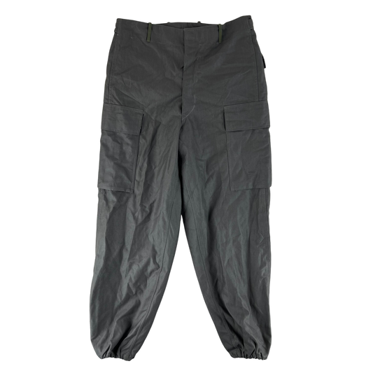 Dutch Air Force 80s Grey Combat Trousers - W34 L29.5