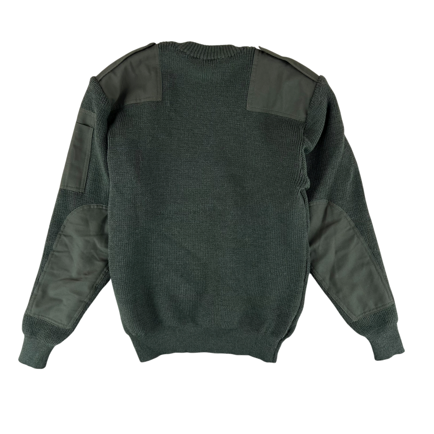 Dutch Army Olive Green Wool Sweater Jumper - Medium