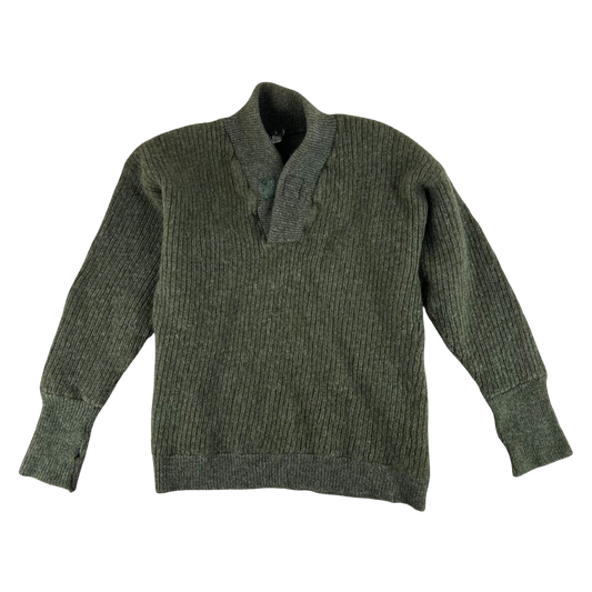 Norwegian Army M51 Olive Wool Jumper - Large
