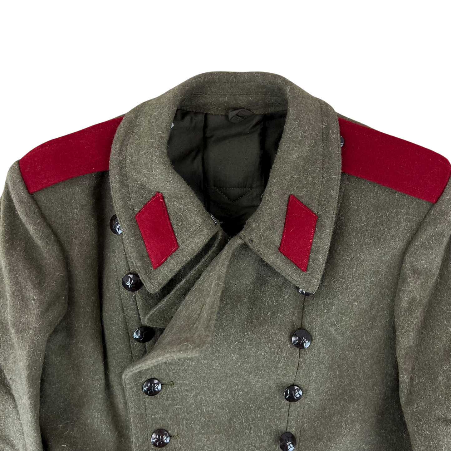Bulgarian People's Army Khaki Wool Greatcoat - Small