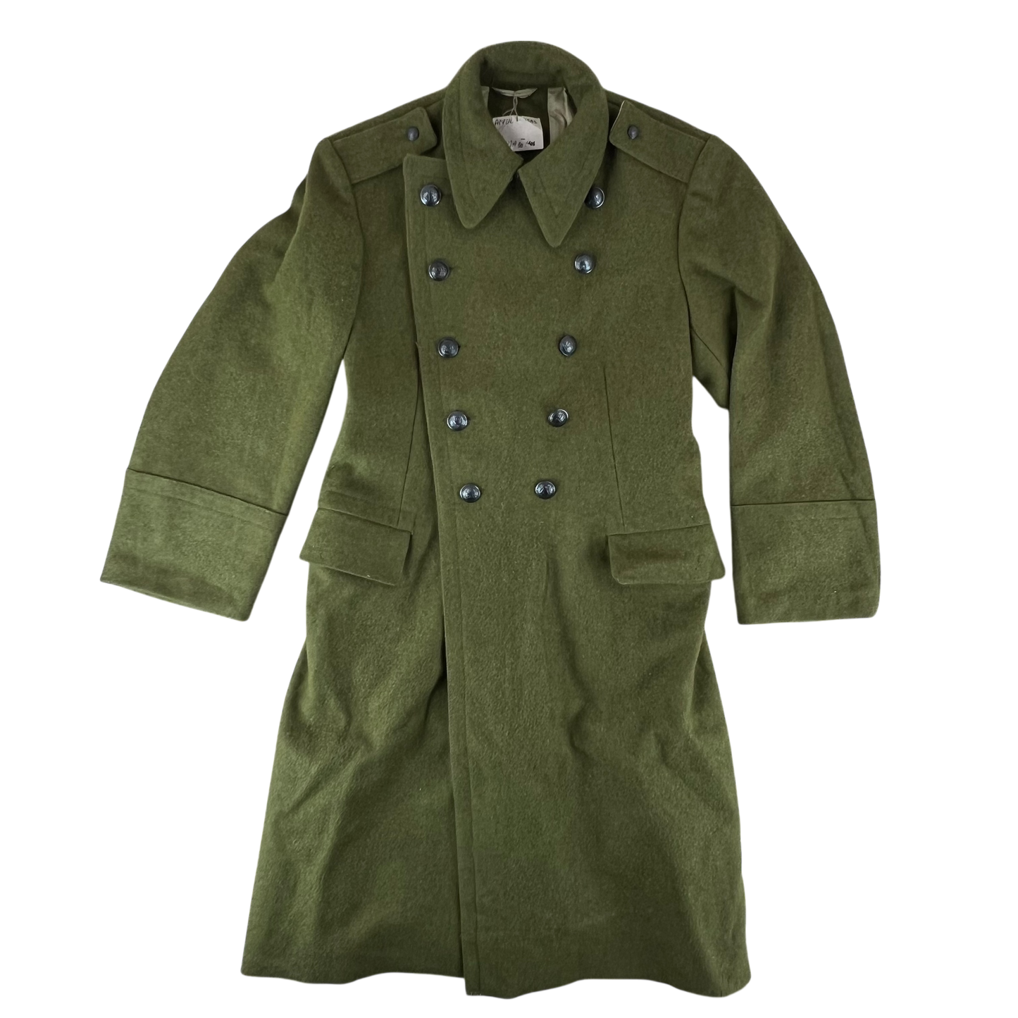 Romanian People's Army Khaki Wool Greatcoat - Small