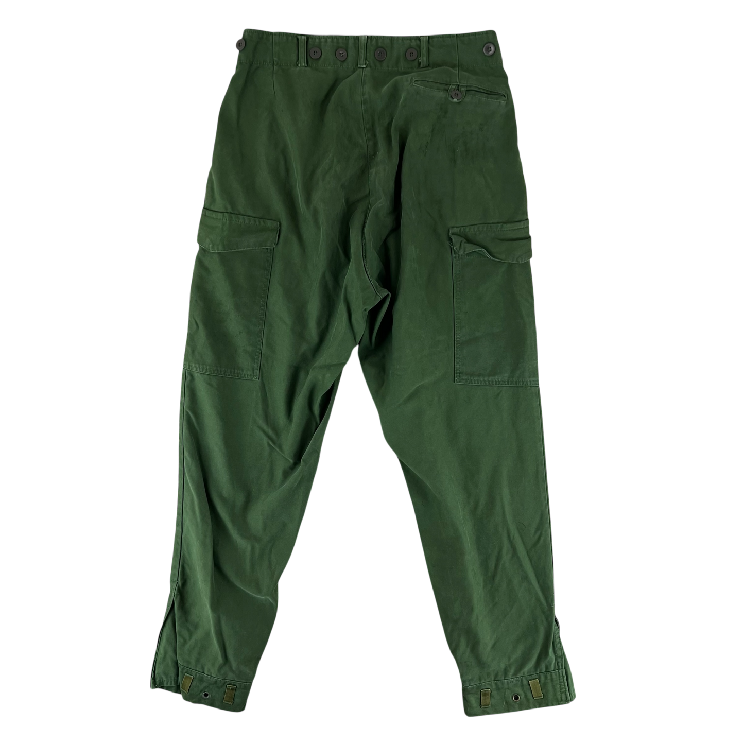 Swedish Army M59 Green Combat Trousers - W31 L30