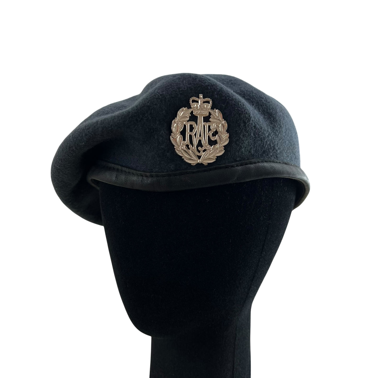 British RAF Beret w/ Badge - Medium 58cm