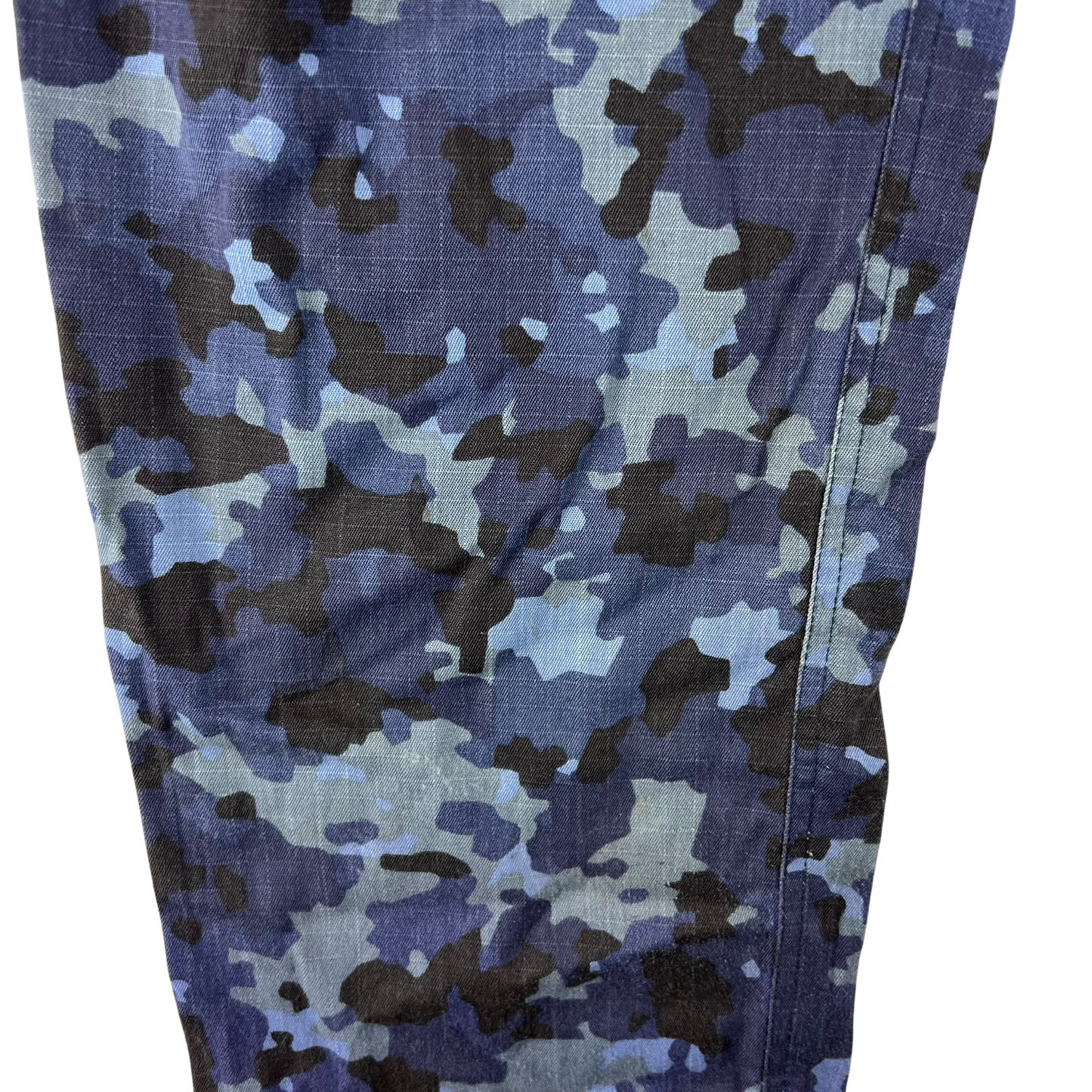 Romanian Navy M2017 Blue Camouflage Ripstop Trousers - W34 L31