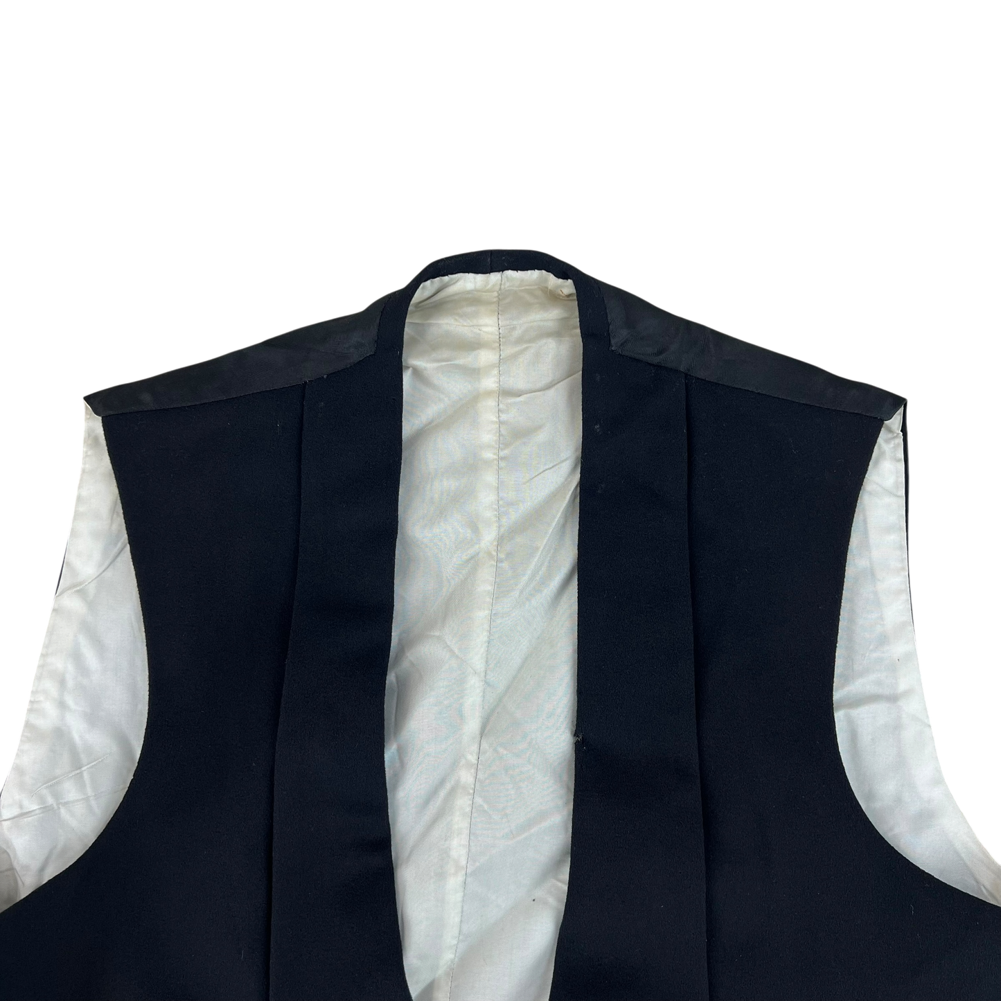 British Royal Navy Black 40s Mess Dress Waistcoat - Large
