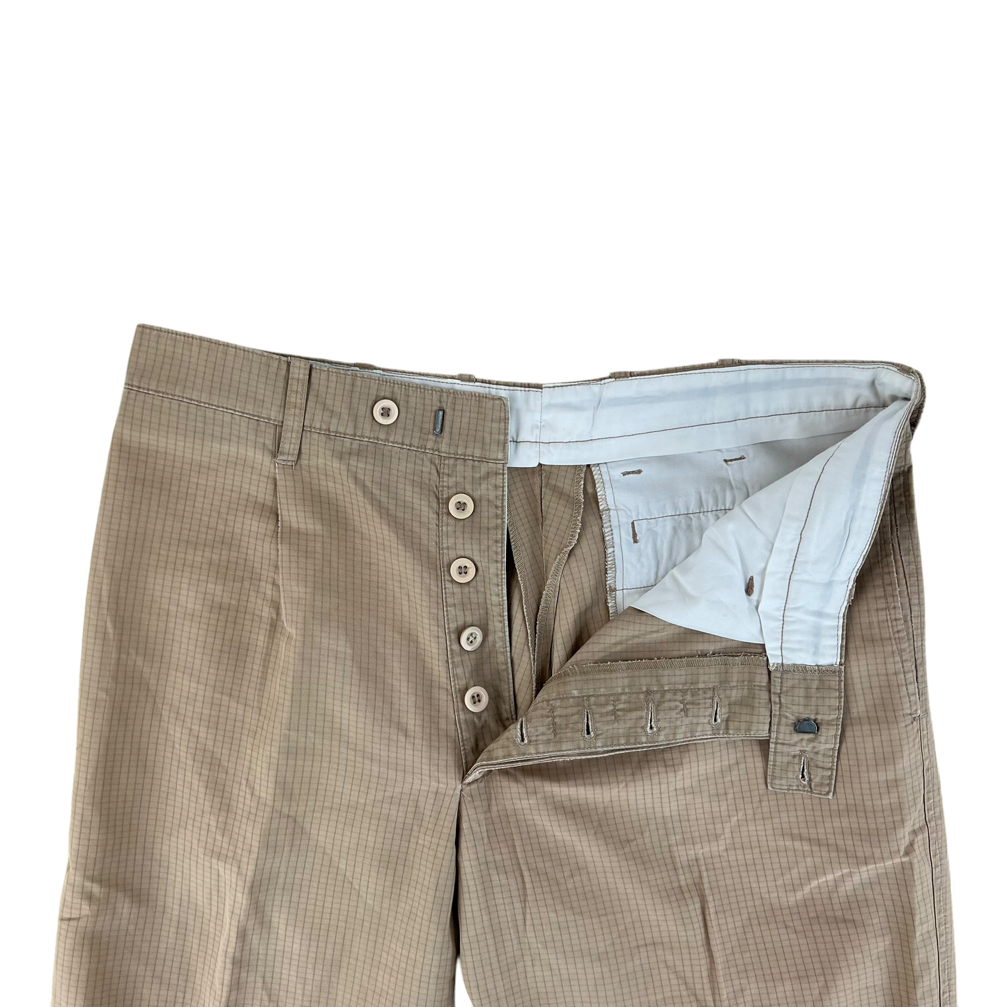 Romanian Army Tan Ripstop Trousers - W34 L30.5