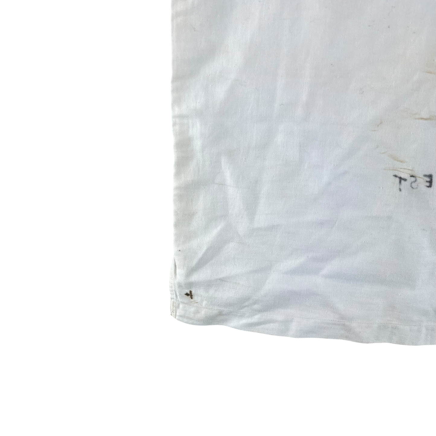 British Royal Navy 40s Class II White Jumper Sailor's Top - Small
