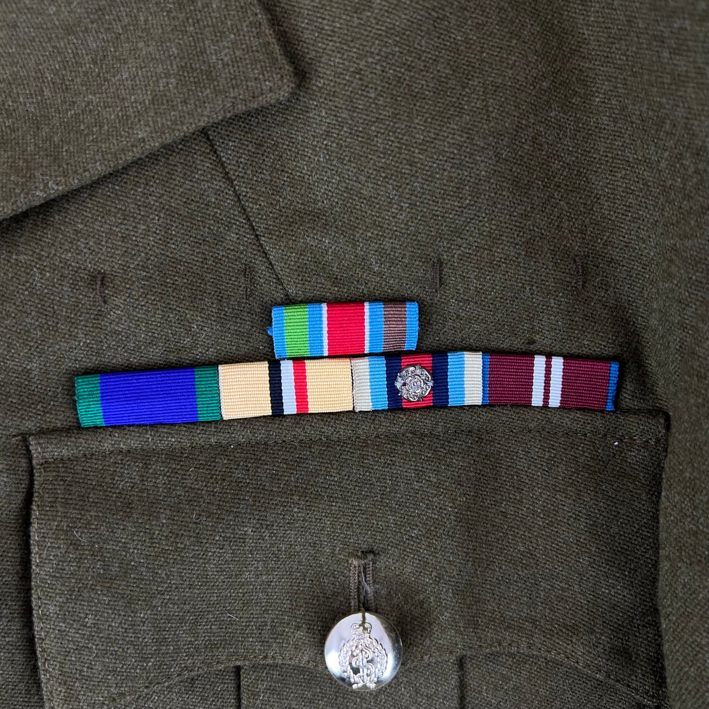 British Army No. 2 Khaki Green Dress Jacket - Medical Corps - Medium