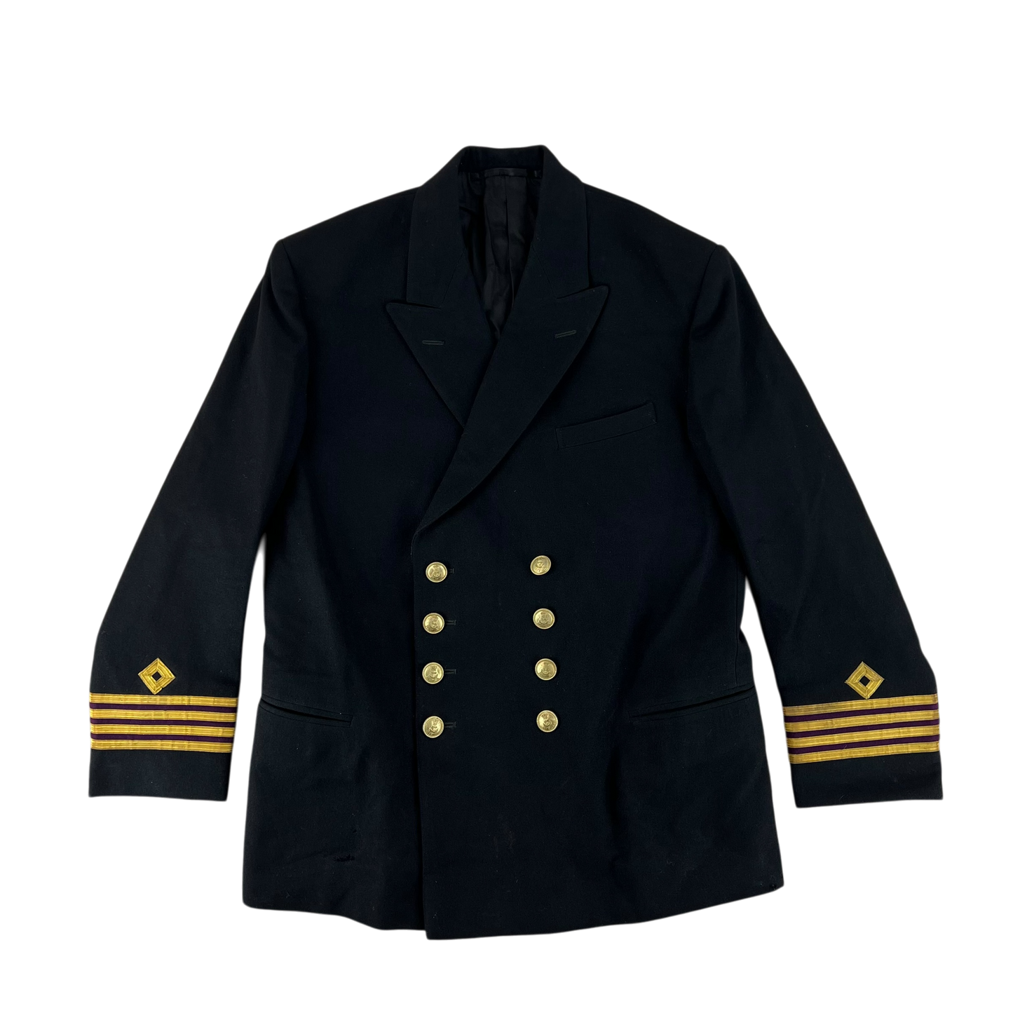 British Royal Navy 60s No. 1 Dress - Royal Fleet Auxiliary - Large