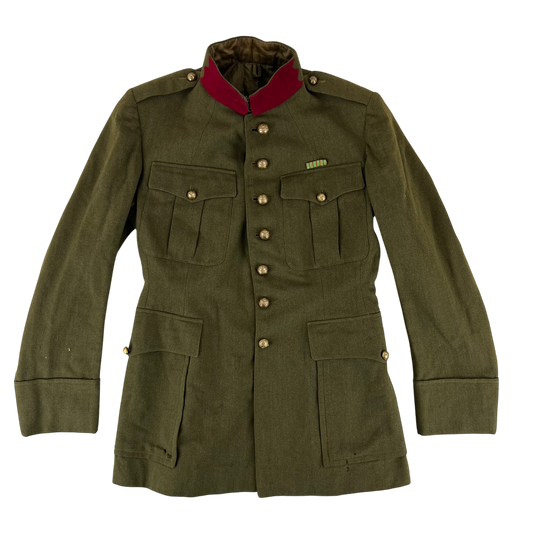 French Army WW2 Khaki Artillery Officer's Jacket - Medium