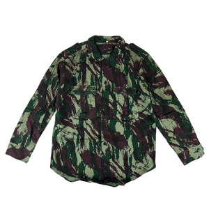 Portuguese Army M63 Lizard Camouflage Long Sleeve Shirt - Medium