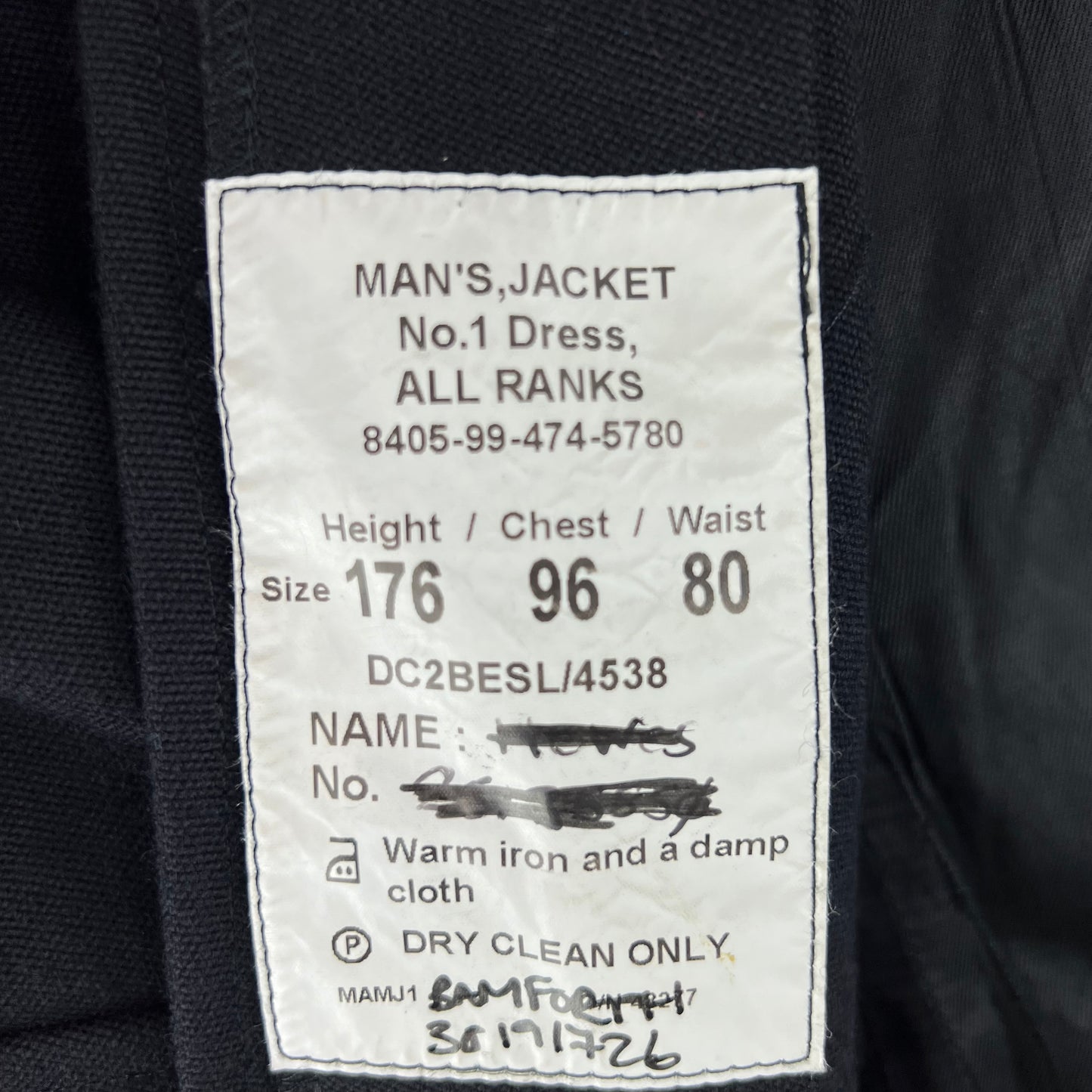 British Army No. 1 Dress Jacket - Royal Signals - Medium 176/96