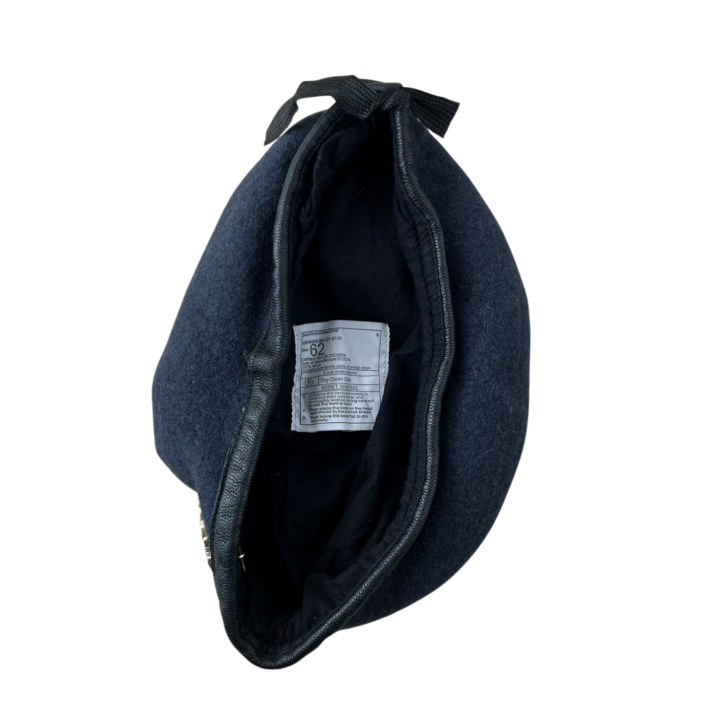 British RAF Beret w/ Badge - X Large 62cm