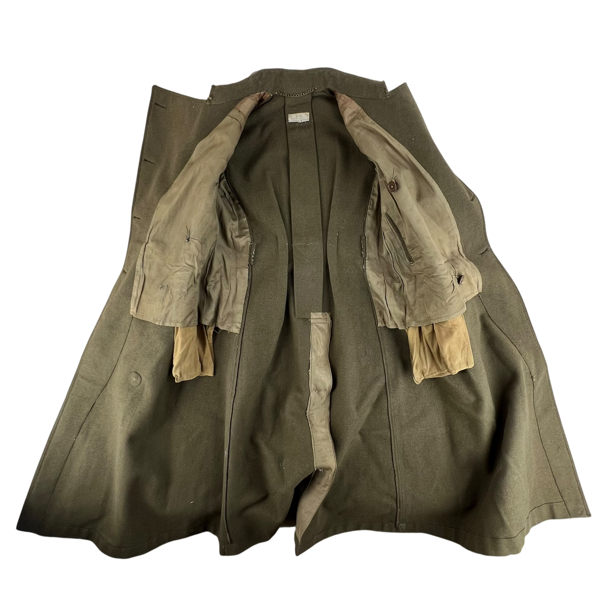 British Army WW2 1940 Pattern Wool Greatcoat - Royal Engineers - Medium