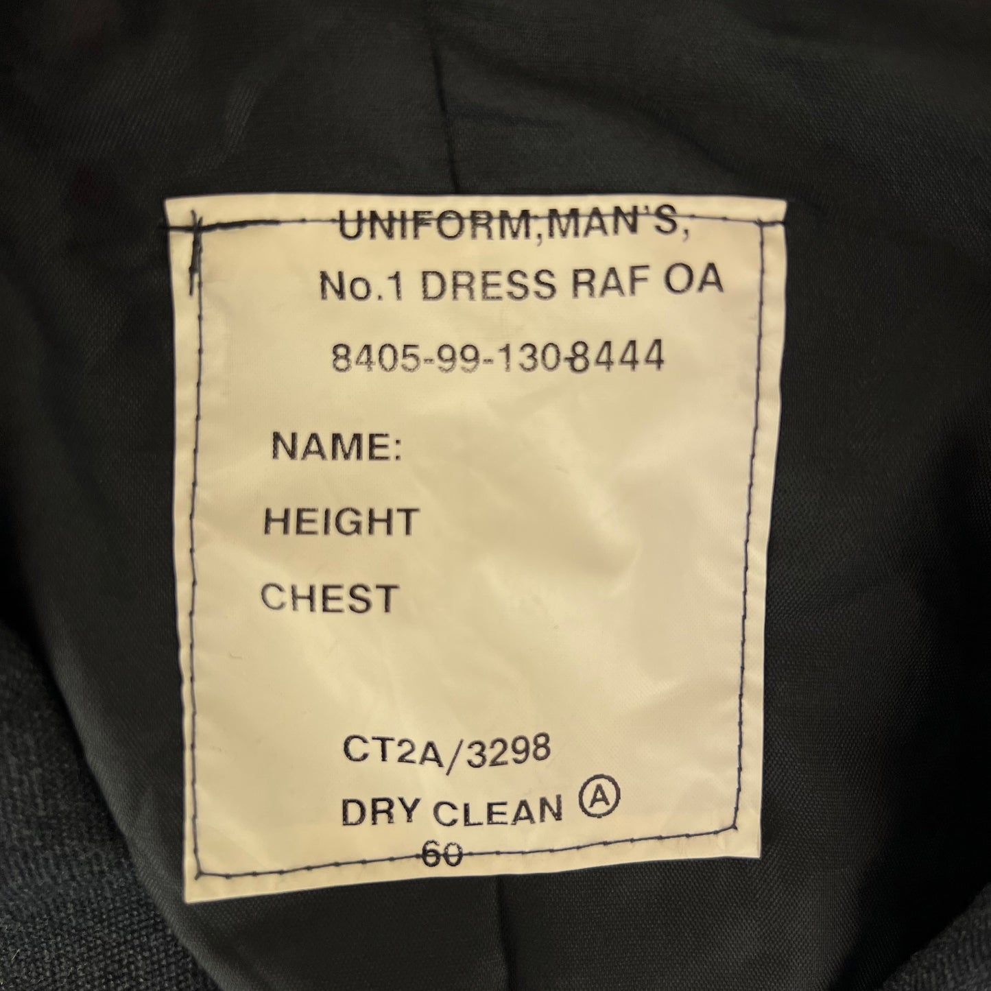 British Air Force RAF No. 1 O.A. Dress Jacket - X Large