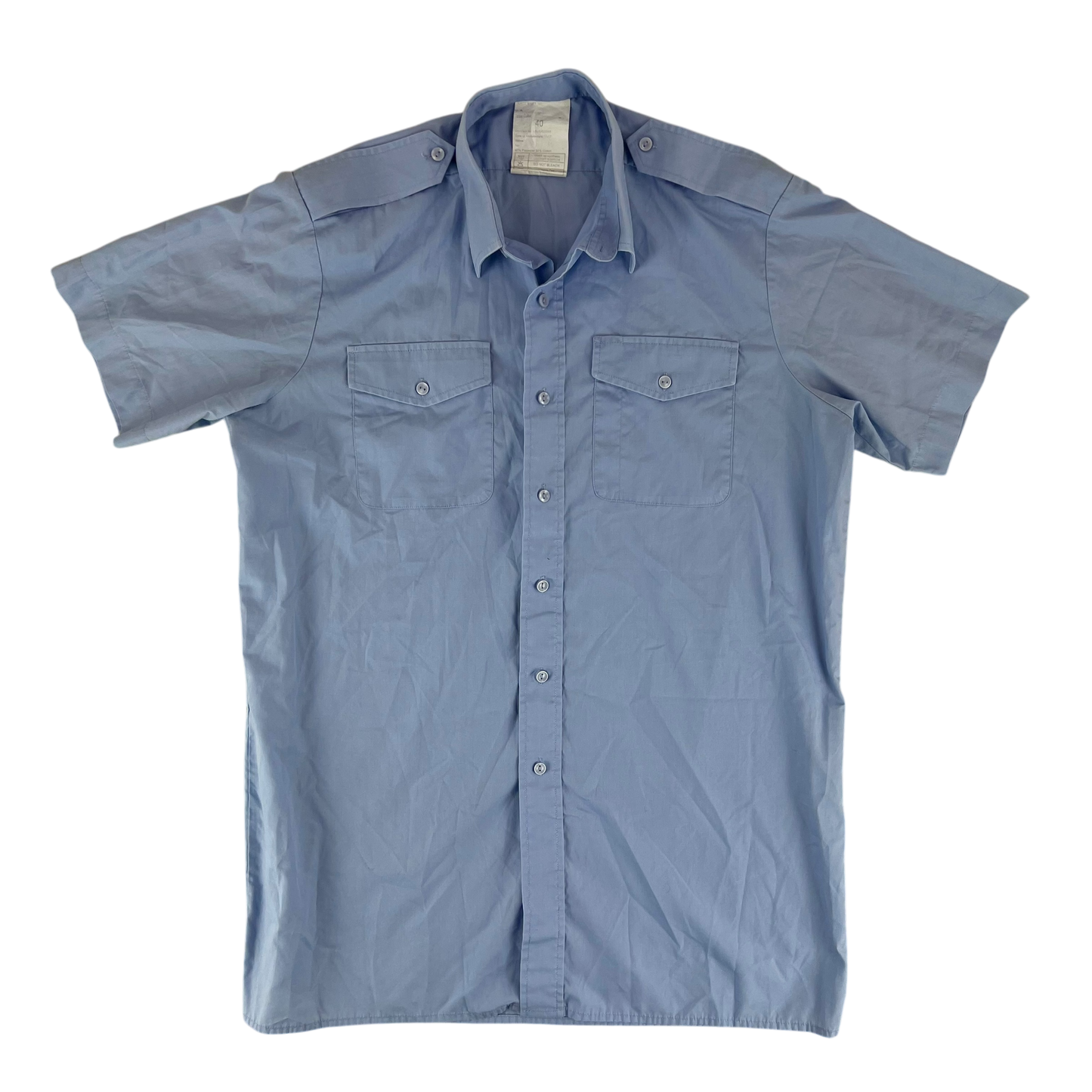 British Royal Air Force Man's Light Blue No. 2 Short Sleeve Shirt