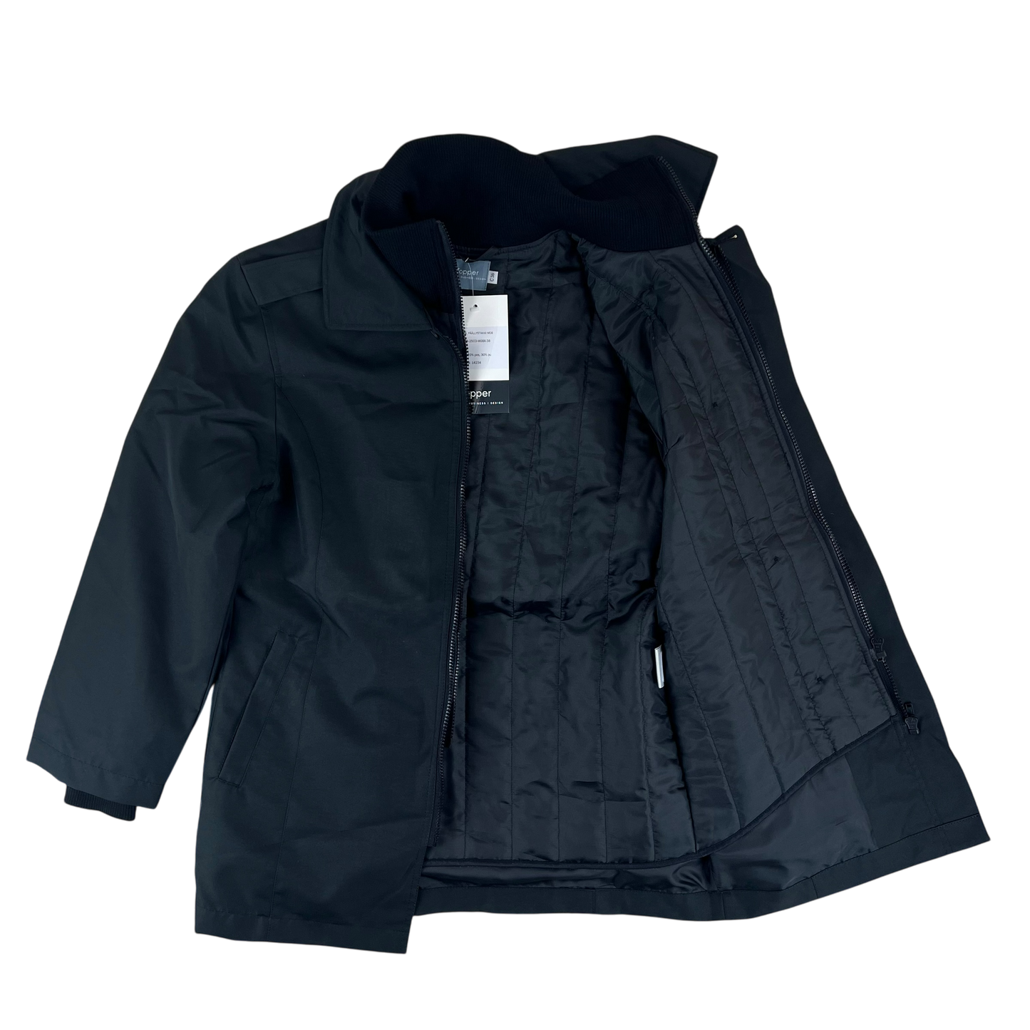 Finnish Navy Winter Service Uniform Windbreaker Jacket w Liner - Medium